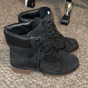 Size 8 gray Timberlands